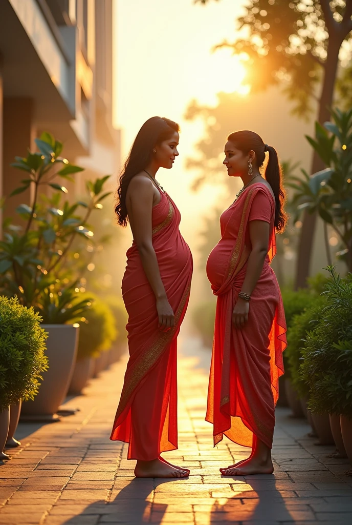 Make an image including an indian women shape from fat to slim
Include Reviva Wellness and Aesthetics Clinic.
