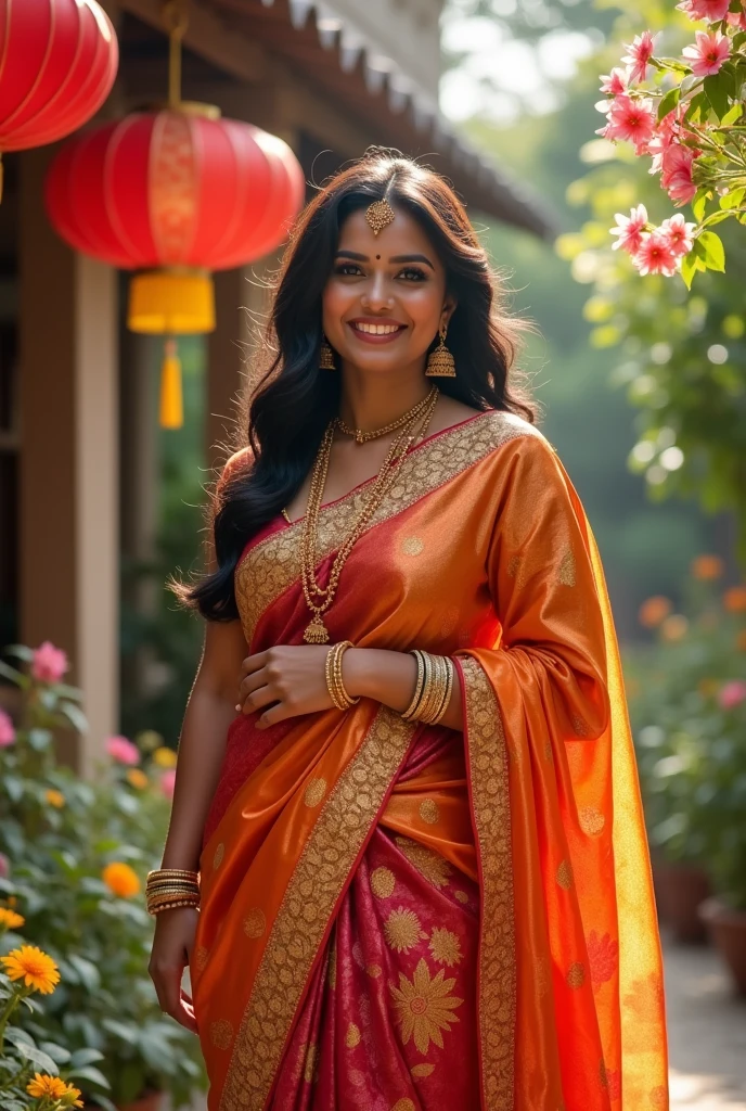 Big boobs and big ass indian girl in saree