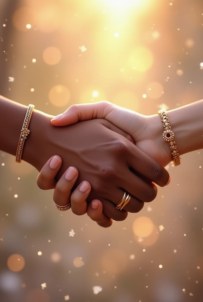 A sign of interlaced hands