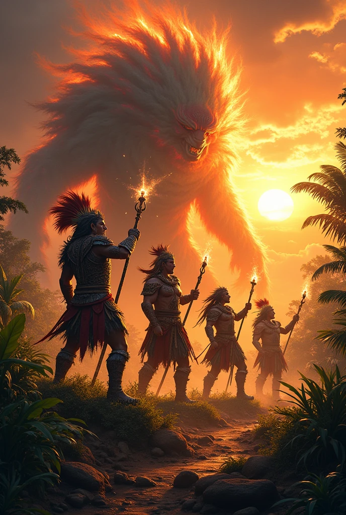 Jacinto Canek, Tlahui Cólotl, Xicohtencatl, Tzilacatzin. Fighting against the Nephilim 