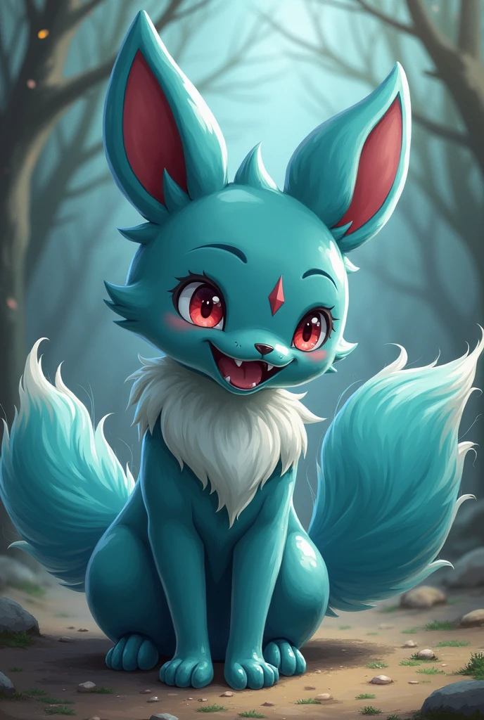 Vaporeon Pokemon getting fucked in the ass by an anthropomorphic werewolf knot while screaming