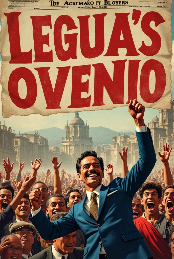 Newspaper headline about Leguía's Oncenio