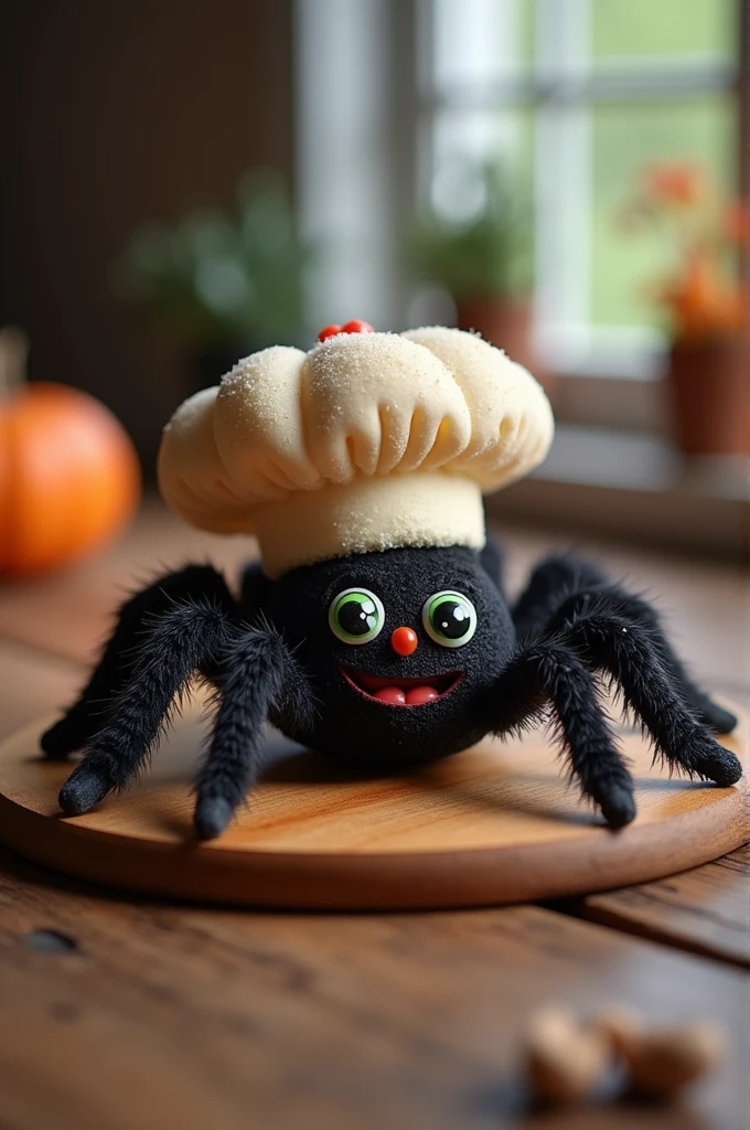 Cute Halloween Cook Spider 
