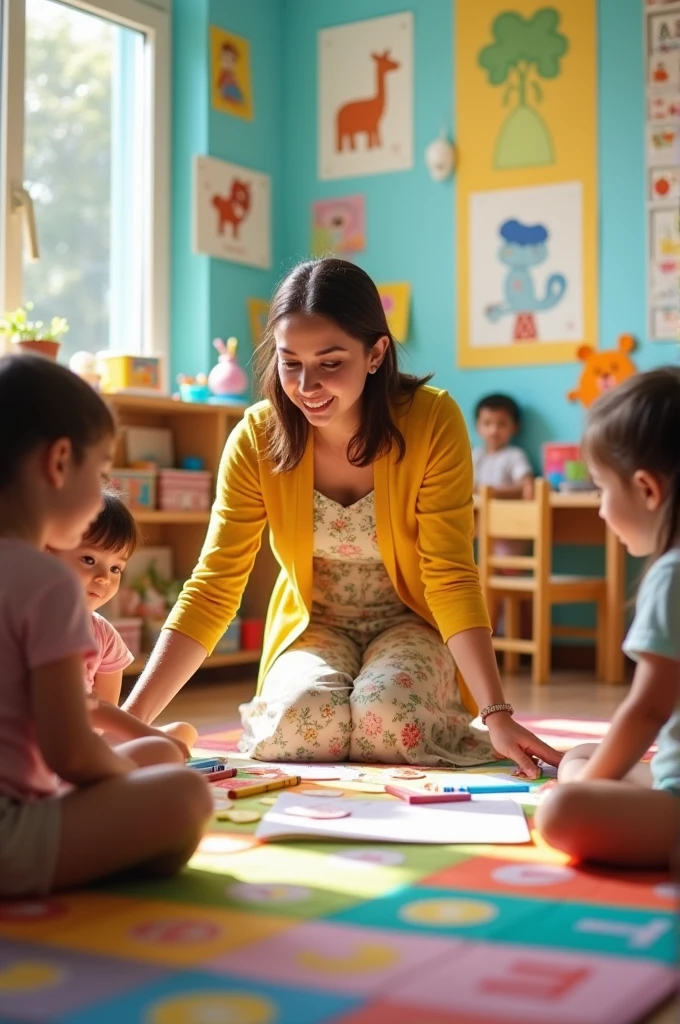 Classic early childhood education student in classes
