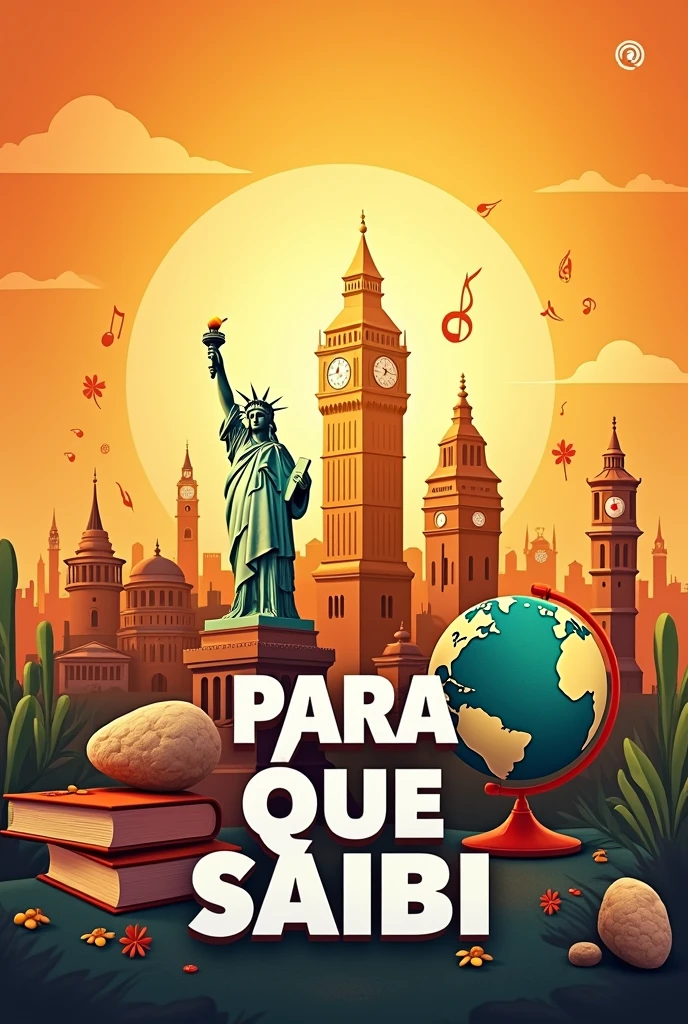 Creat a banner for YouTube Chanel Which is para que saiba Which is a Channel General Culture