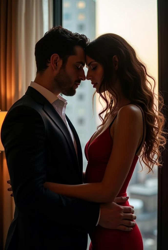 Create an erotic story with 10 chapters, with shares, details and dialogues about a couple in love, Emanuel and Viviane, who finds himself in a game of perversion with Viviane's boss, called Edson