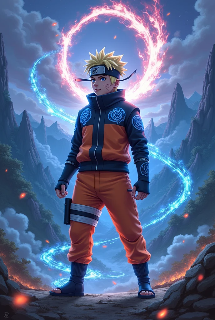 Naruto in the style of League of Legends