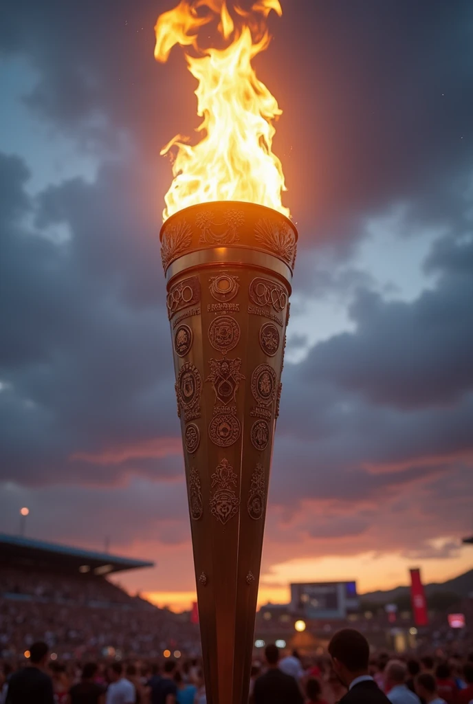 Make an Olympic torch