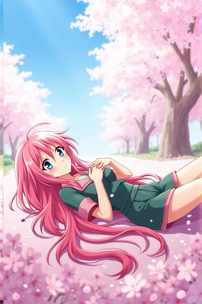 Mitsuri Kanroji lying down