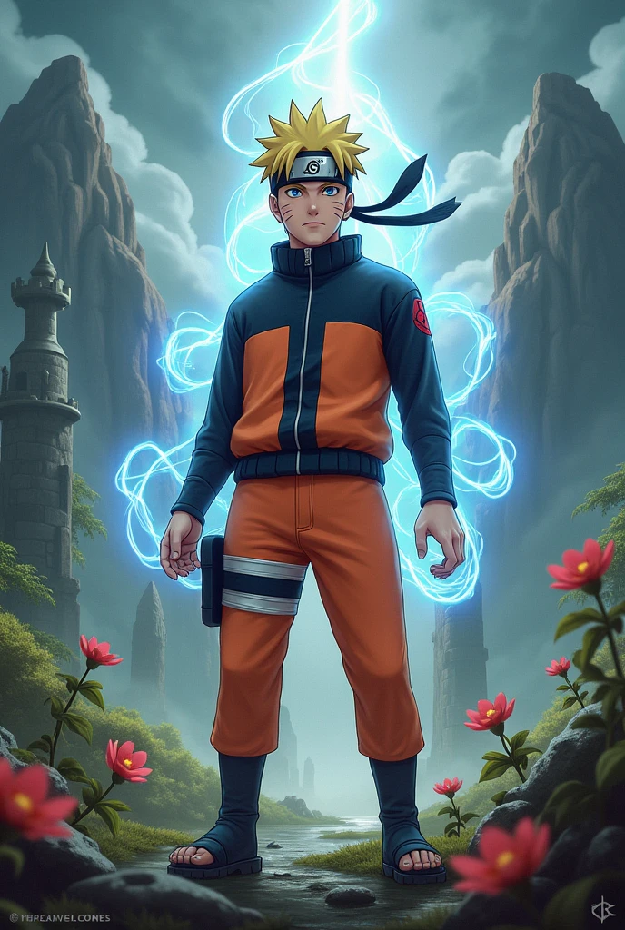 Naruto in the style of League of Legends
