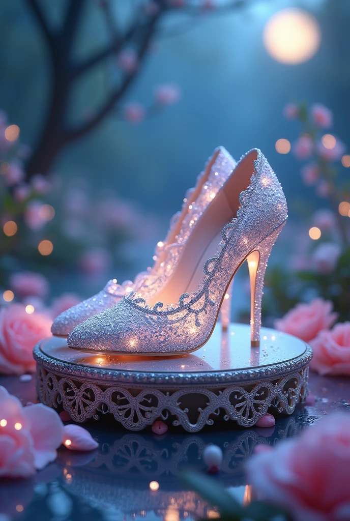 Imagine what Cinderella&#39;s heels would look like. I want a high quality image.