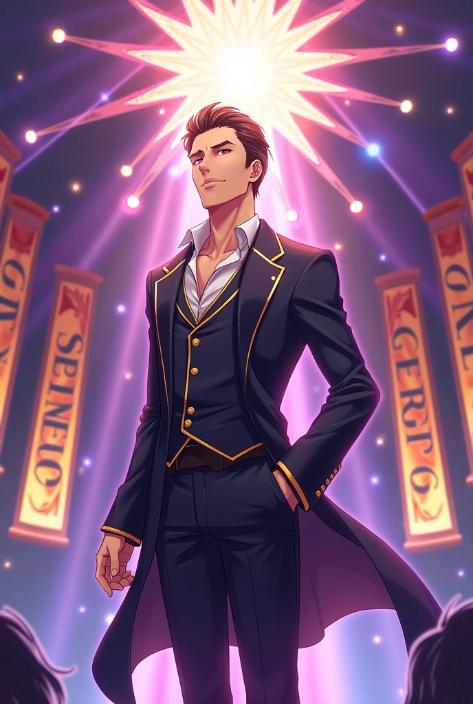 Silvio Santos as a character in the anime Fate/grand order