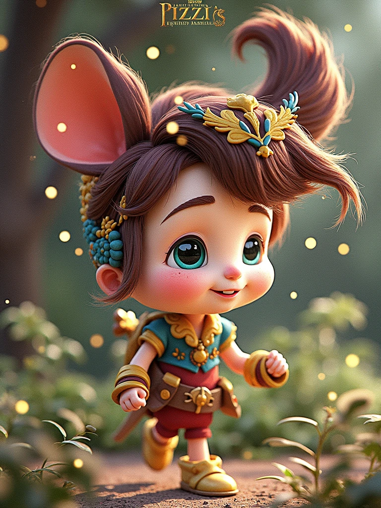 personagem 3D da disney