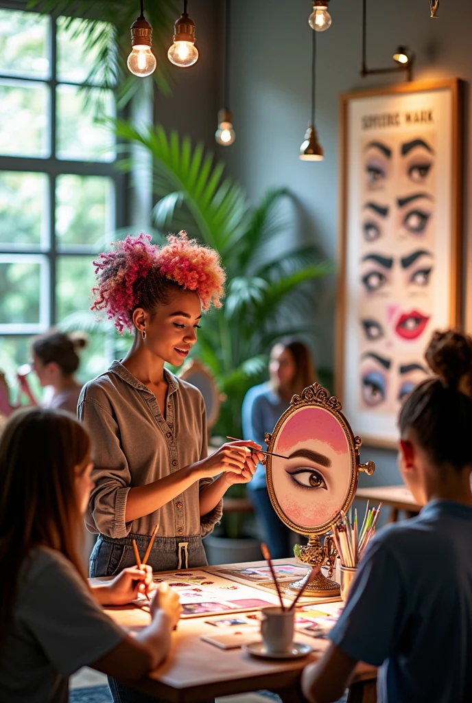 Create a creative for an eyebrow design course 

