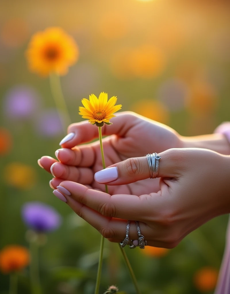 Hands close-up