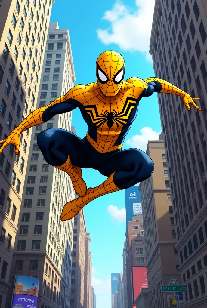 Yellow spider man
