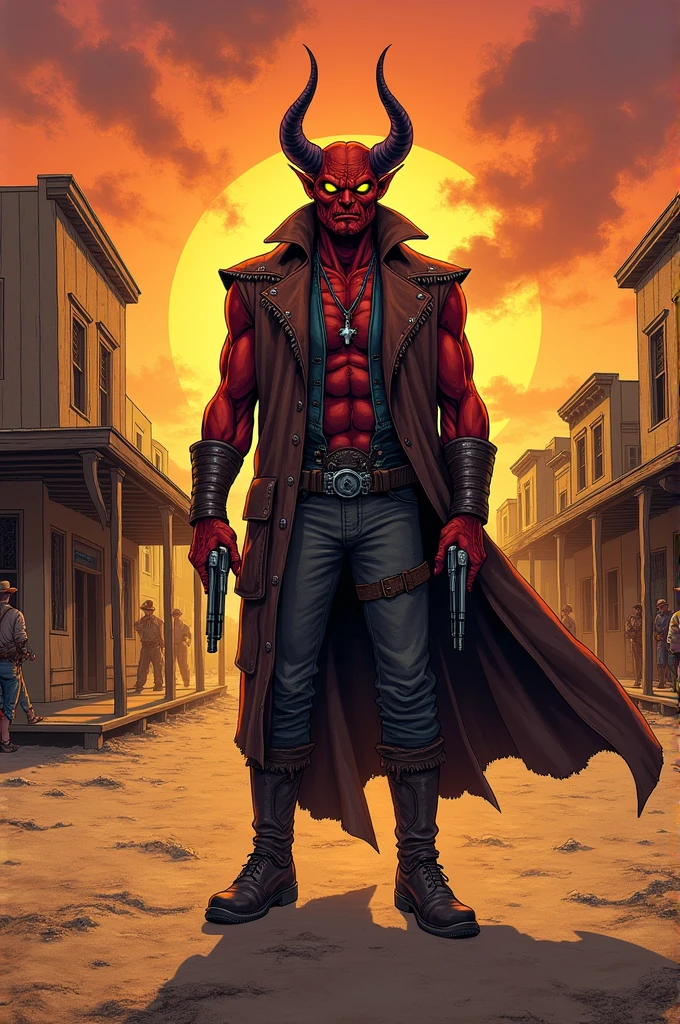 Demon western bounty hunter
