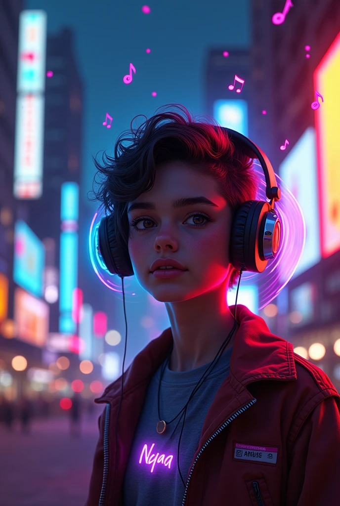Avatar Name Tag Music Headphones