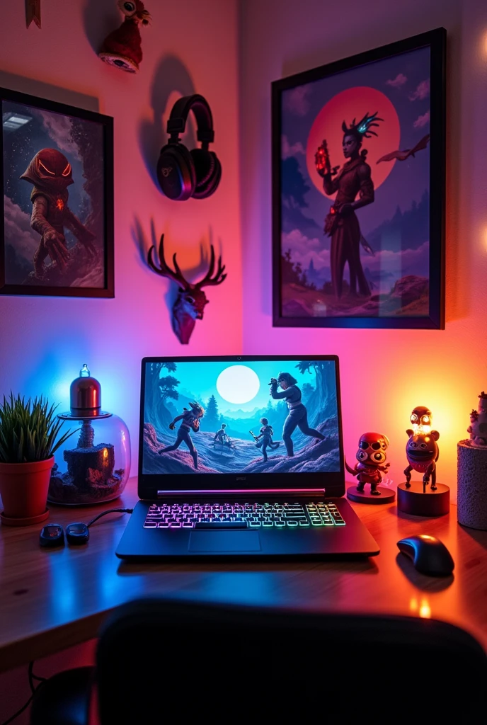 Create a gamer setup for 10 reais