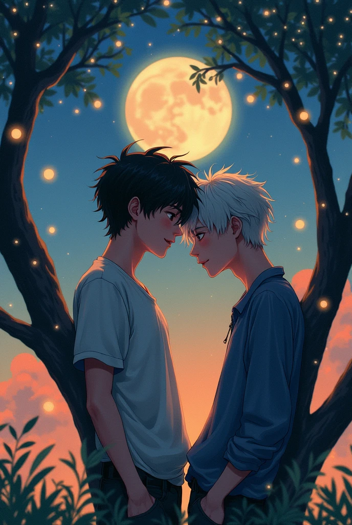 Make the cover under the same star but with Park Jimin and Min Yoongi as the protagonists
