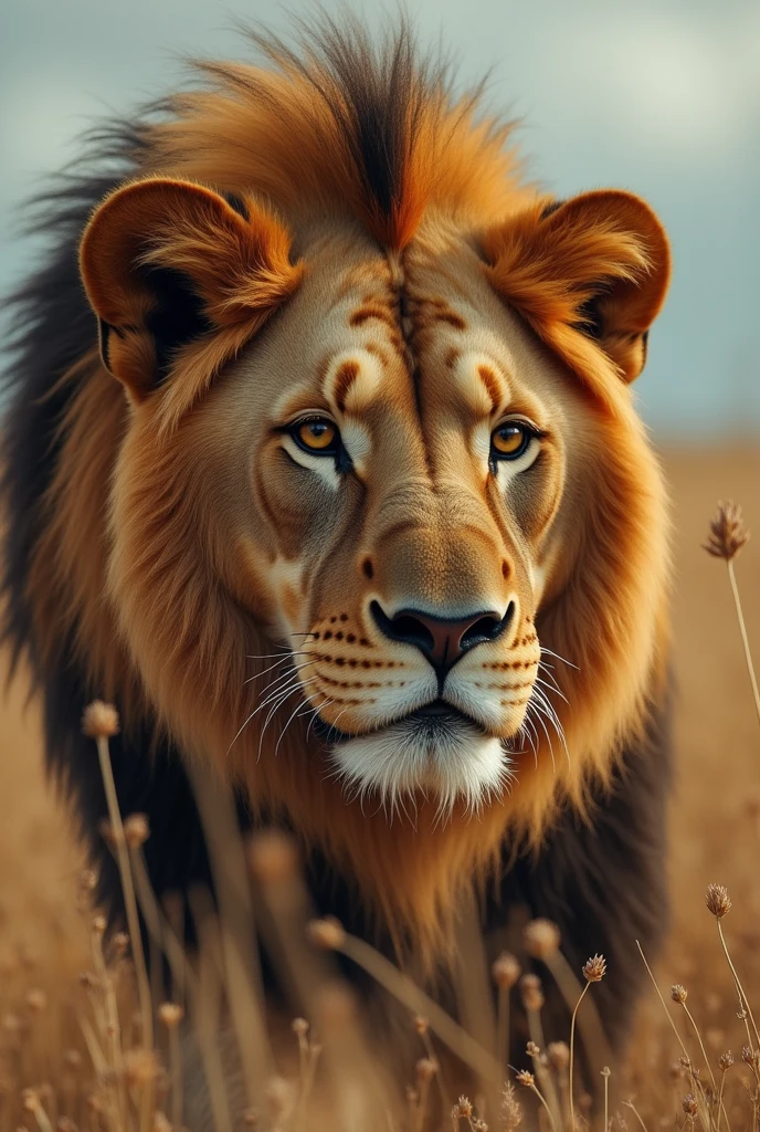 Dog fuck to lion