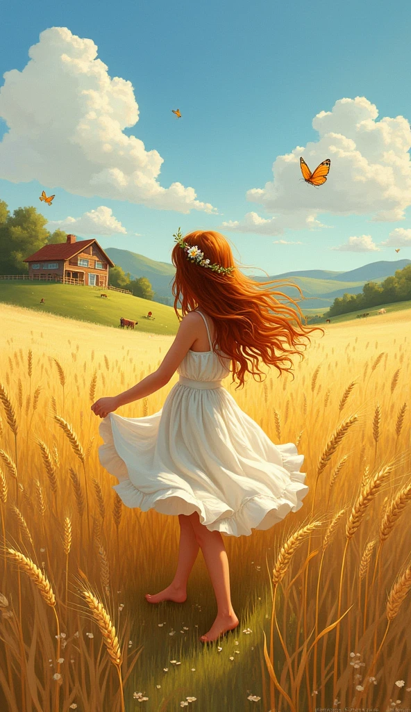 A rural girl
