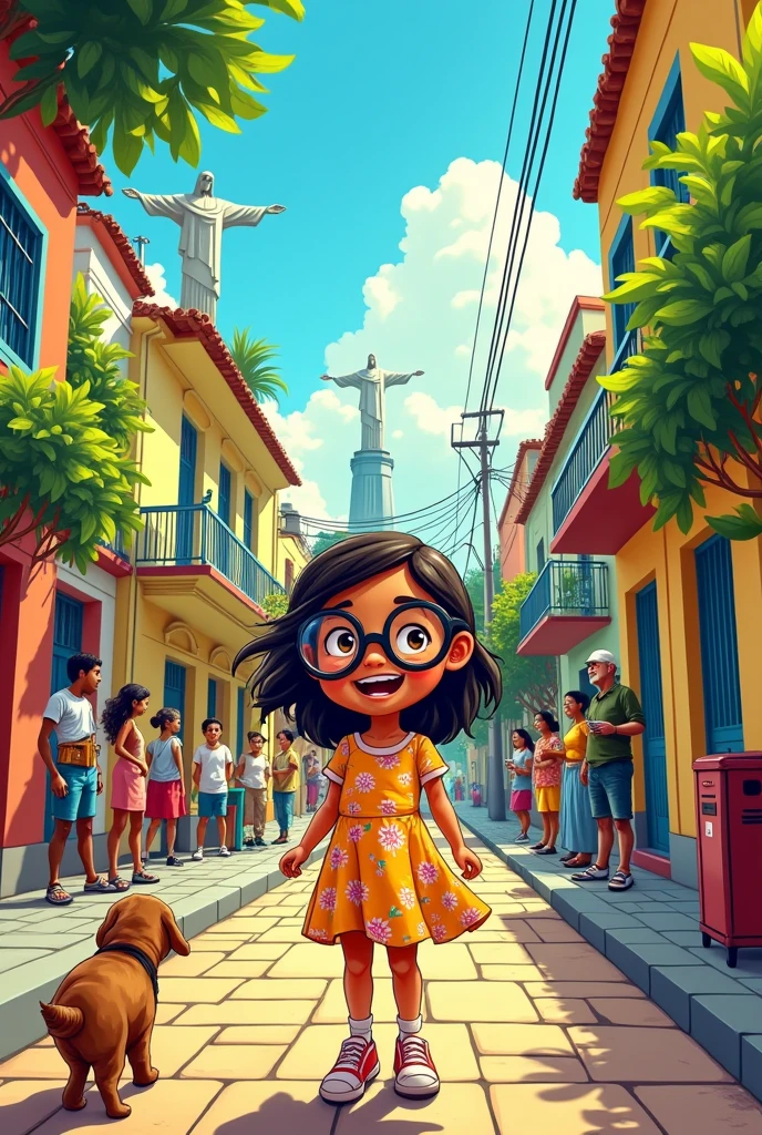 It is a Brazilian Portuguese comic book with a minimum of 6 panels., through which you'll explain to a first-grade student why it's important to dedicate themselves to studying Portuguese..