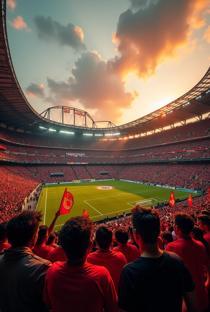 Create the São Paulo shield at the Morumbi