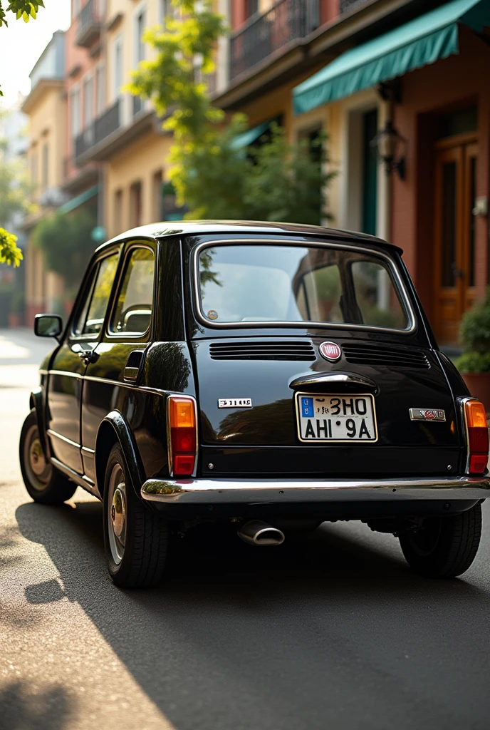 1991 Fiat Uno Mille car
Black with gold