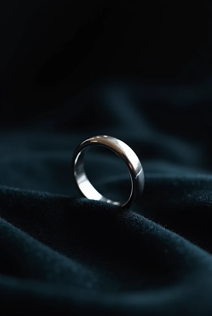 Simple silver ring