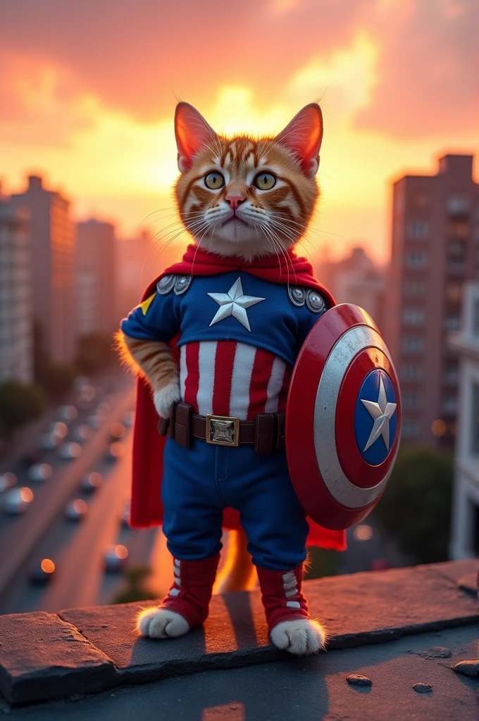 Cat Captain America