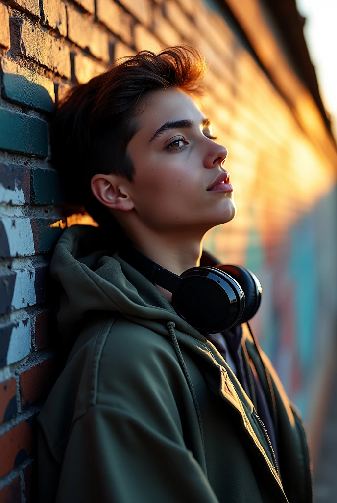 Hooded jacket
Headphones