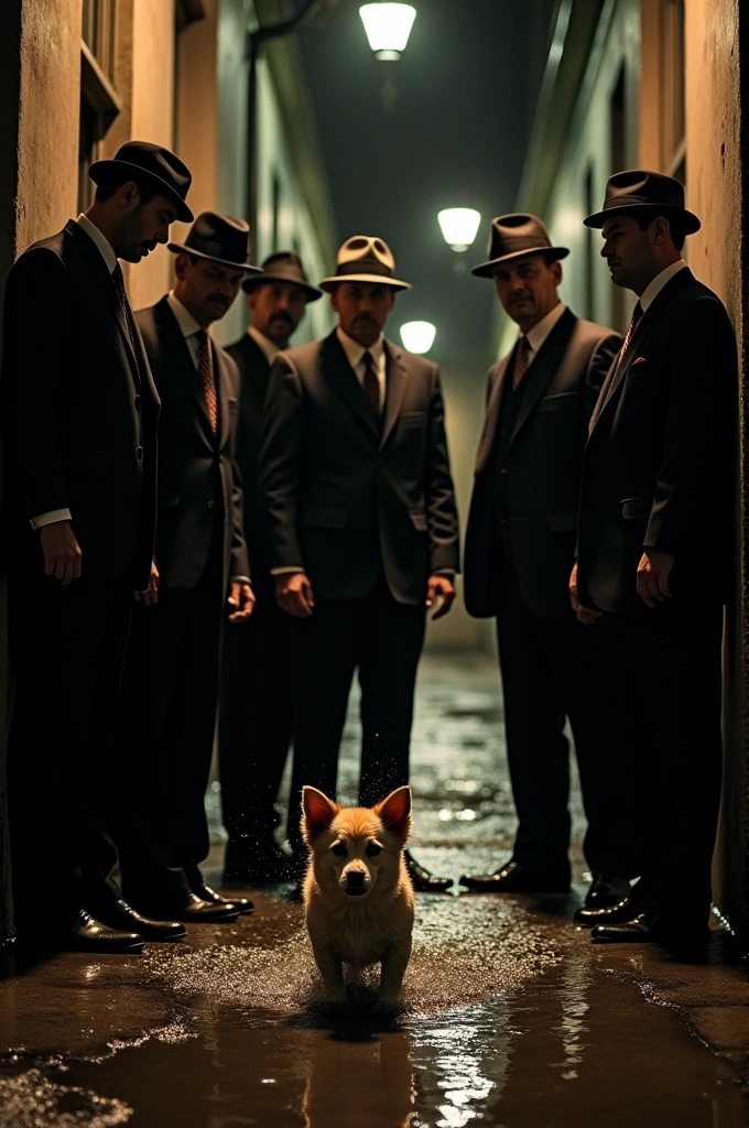 Dog puddle with the Corleone mafia