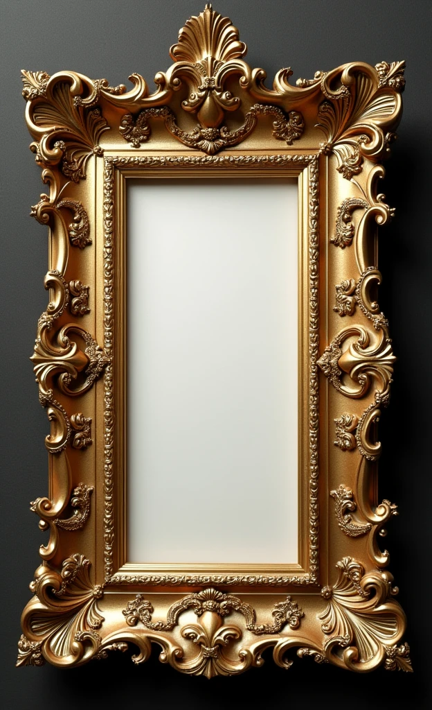 A high-quality, ornate frame around an image card, detailed ornate frame, gold filigree, intricate detailing, embossed patterns, elegant, luxurious, masterpiece, 8k, photorealistic, ultra-detailed