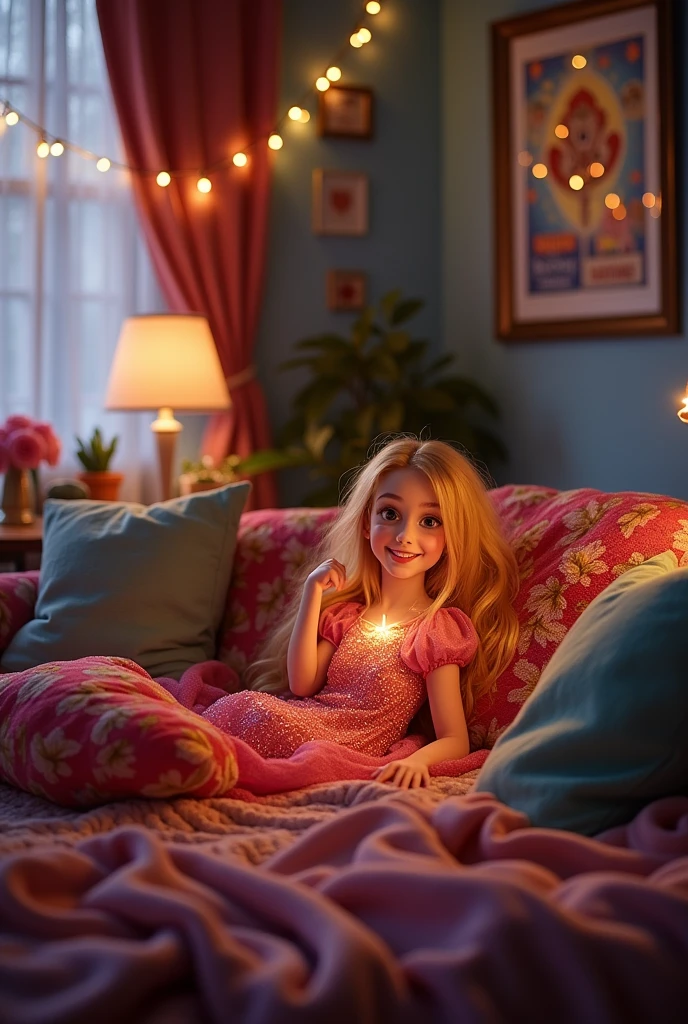 Create a phrase: Disney movie night 
