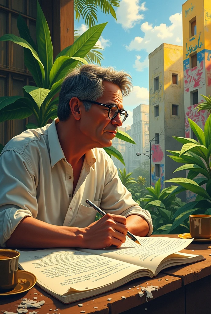 Image based on the realistic writing style of the second phase of modernism in Brazil