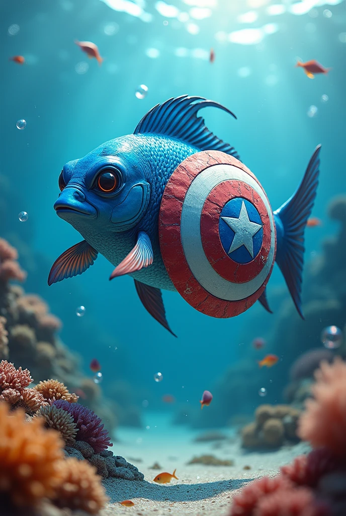 Fish Captain America
