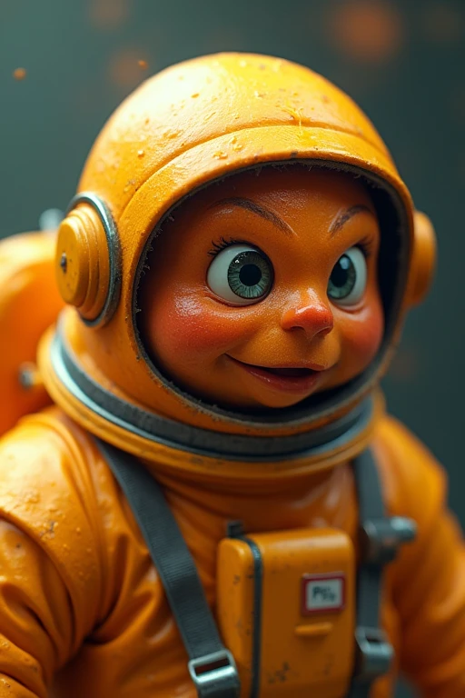 Astronaut mango fruit with angry eyes
Chromatic aberration abuse, licking your lips,