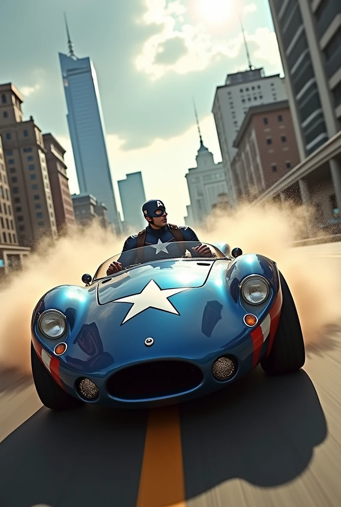 Car Captain America 