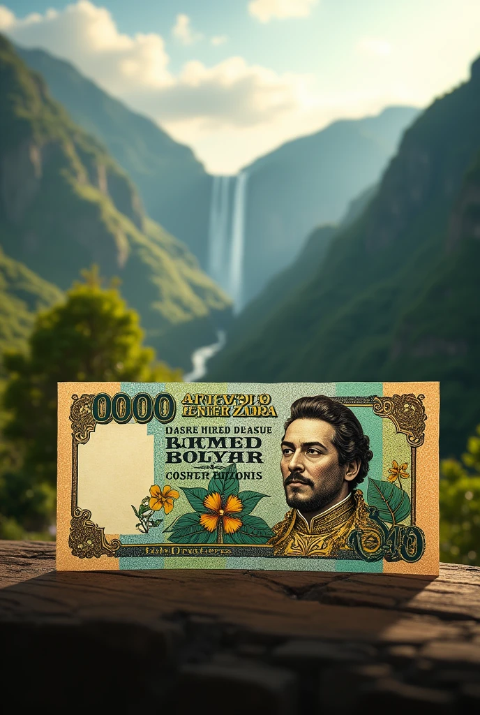 Bolivar bill with the highest value in the world