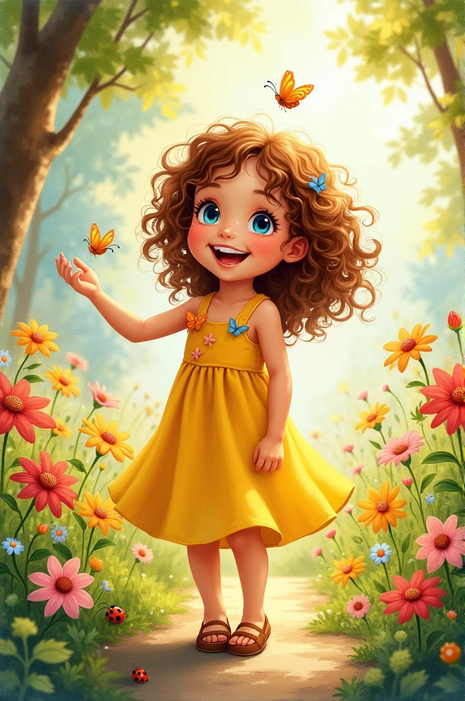 Une fille de 5 ans