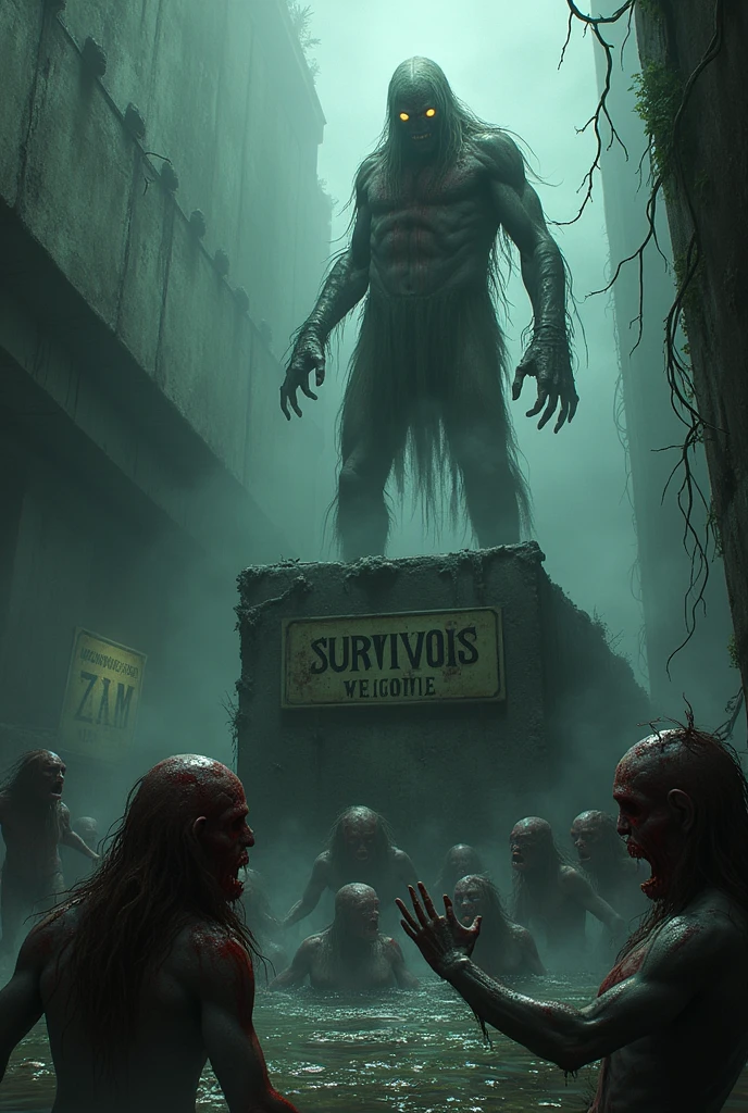 zombie theme, with the name ZAM at the top and MascaZombieRanhas everywhere