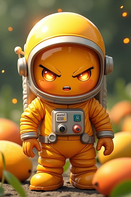 Astronaut mango fruit with angry eyes
Masterpiece,
suprised,
アニメ, anime styling,