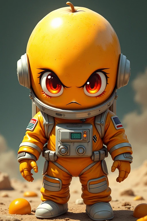 Astronaut mango fruit with angry eyes
Masterpiece,
suprised,
アニメ, anime styling,