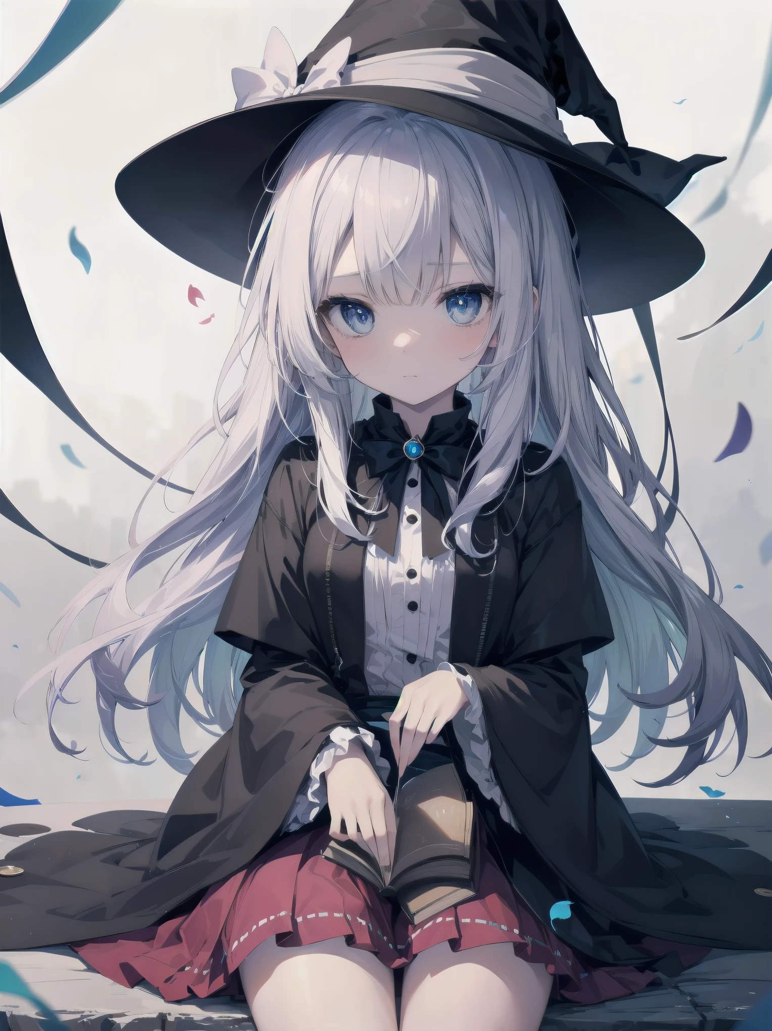 🎶, (🧙‍♀️), ✡, ✨(black hat), , Alice in Wonderland, Alone, very beautiful, cute, adorable, embarrassed, alone, blue eyes, white skin、look at viewer、looking up,kawaiitech, pastel colors, kawaii, cute colors,Alice in Wonderland, alone, very beautiful, cute, adorable, embarrassed, alone, blue eyes, white skin,skirtlift