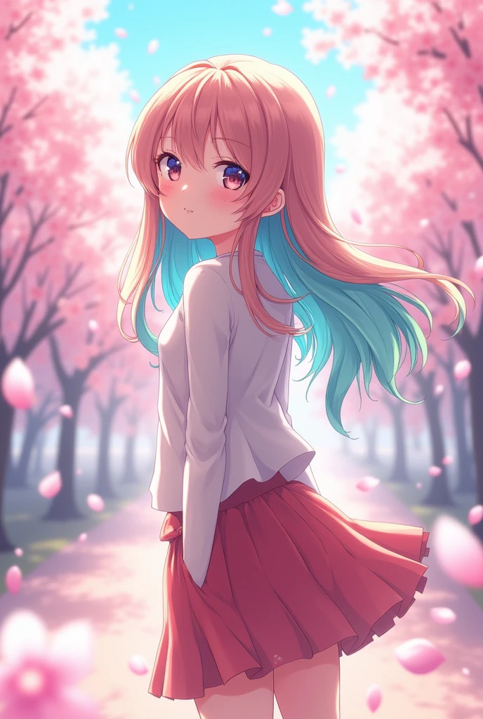 
anime girl showing her ass naked
