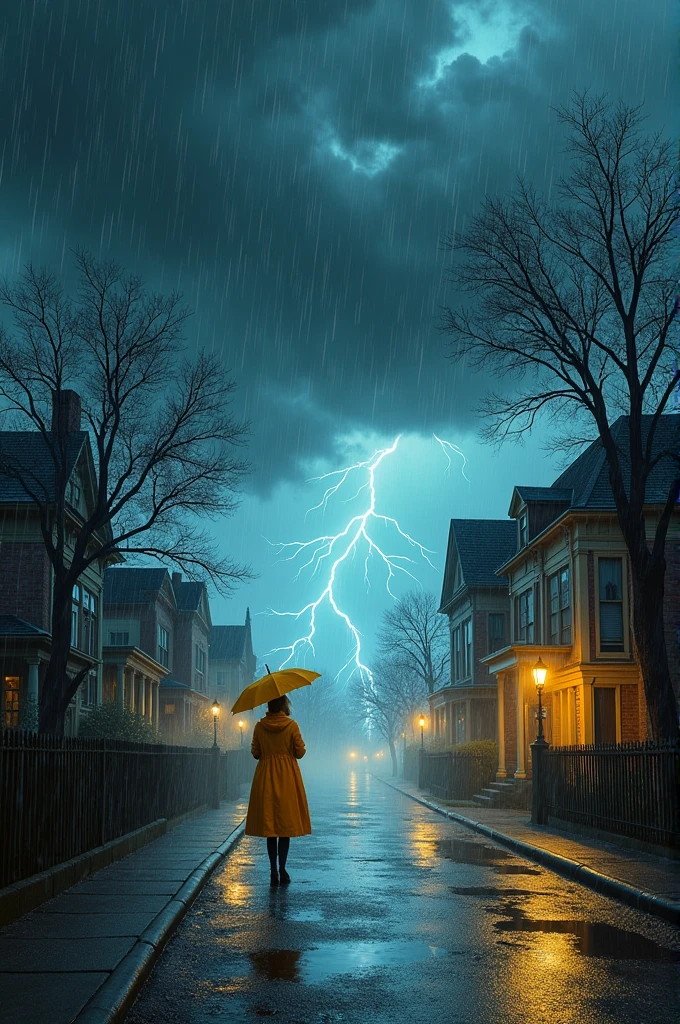 Storm in a small town