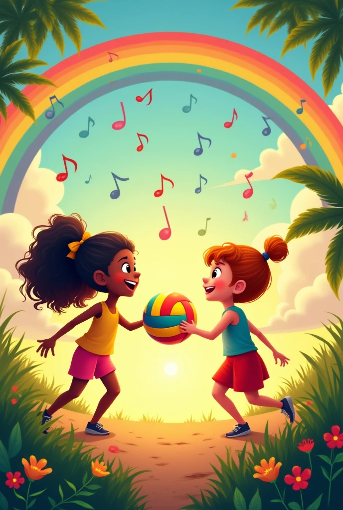 iPhone wallpaper illustration combining mate, Volleyball, love, God, rainbow, until, music 