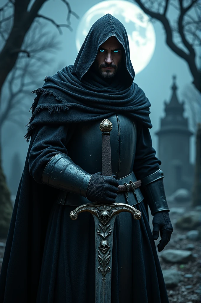 Medieval knight inspired by the movie The Crow by Brandon Lee