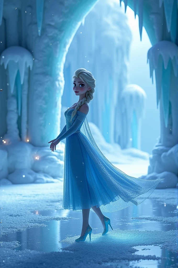 elsa frozen feet